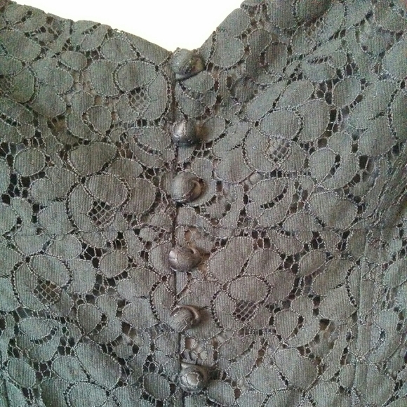 Aritzia Talula Black Lace Strapless Dress, Size 0 - Picture 3 of 8